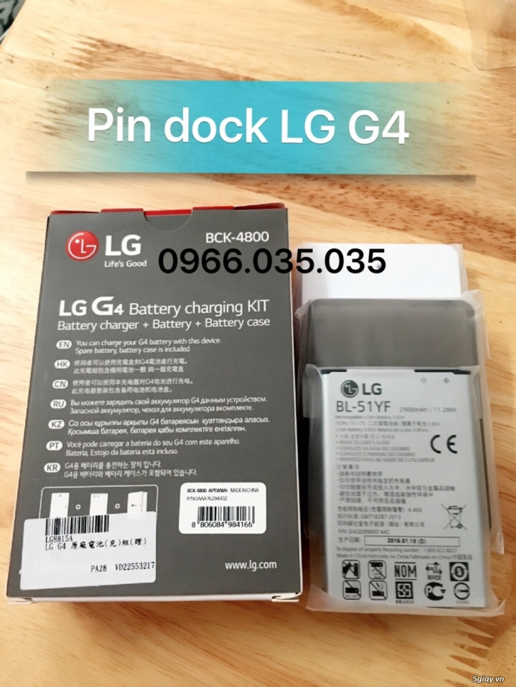 [Pin+Dock LG] G2,Gpro,Gpro 2,G3,G4,G5 Zin máy &[Pin Samsung] Note3,Note4,Note edge,S4,S5 Chính Hãng - 25