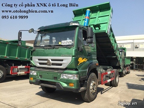 Xe ben 8 tấn Howo tại Long Biên, Hà Nội 2016, 2017