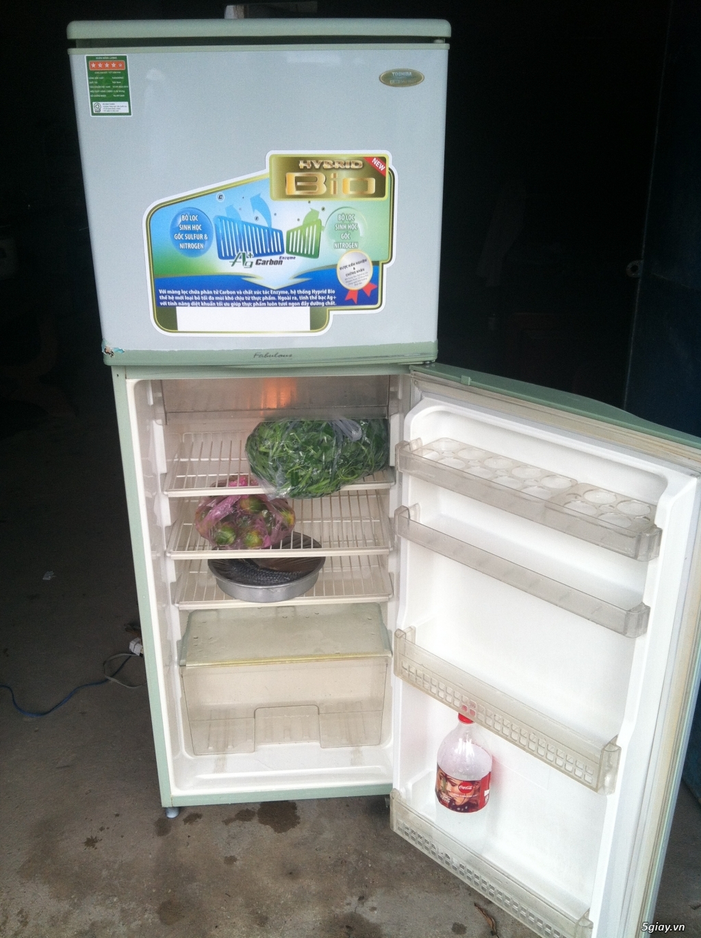 tủ lạnh TOSHIBA 180 lít, không đóng tuyết - 5