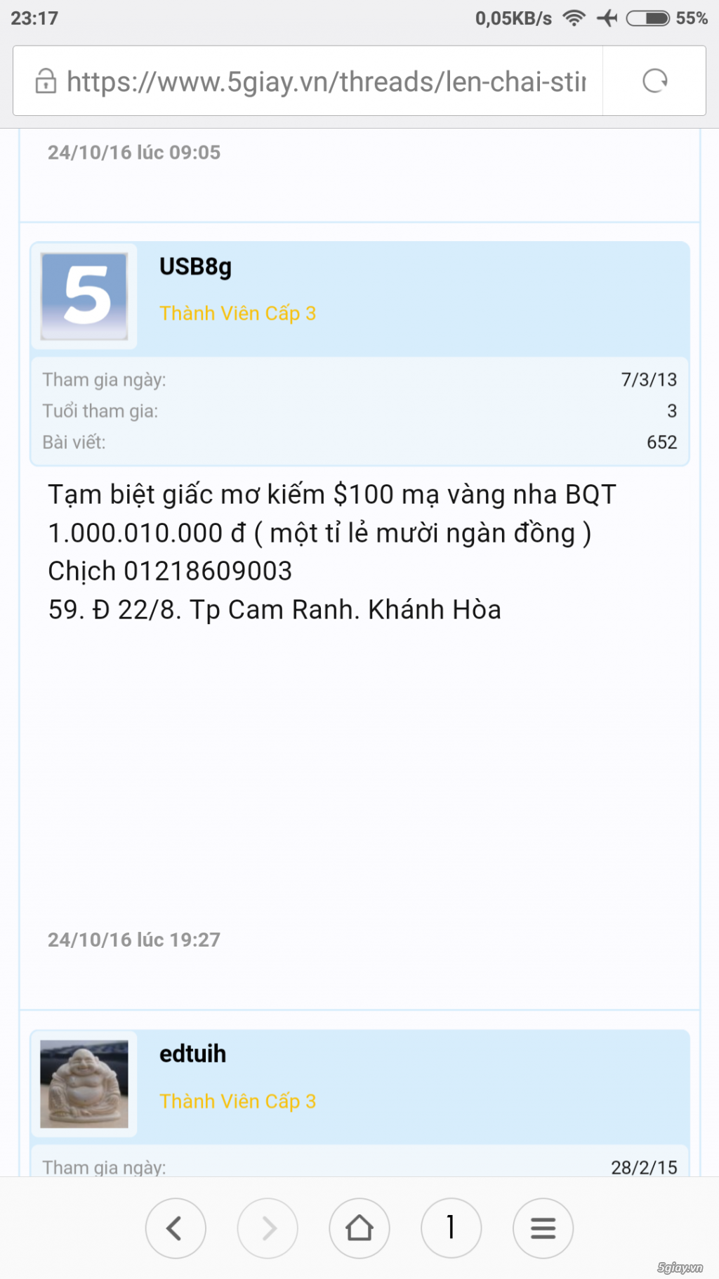 Bức xúc về cách làm việc của mod pttn-mong admin cho minh lờia giải thich hợp lý