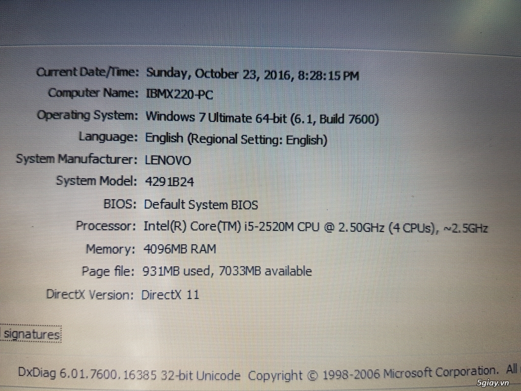 IBM T420 ( Core i7-2620M, Ram 4G ) / IBM X220 Ram 4G Led 12.5 - 10