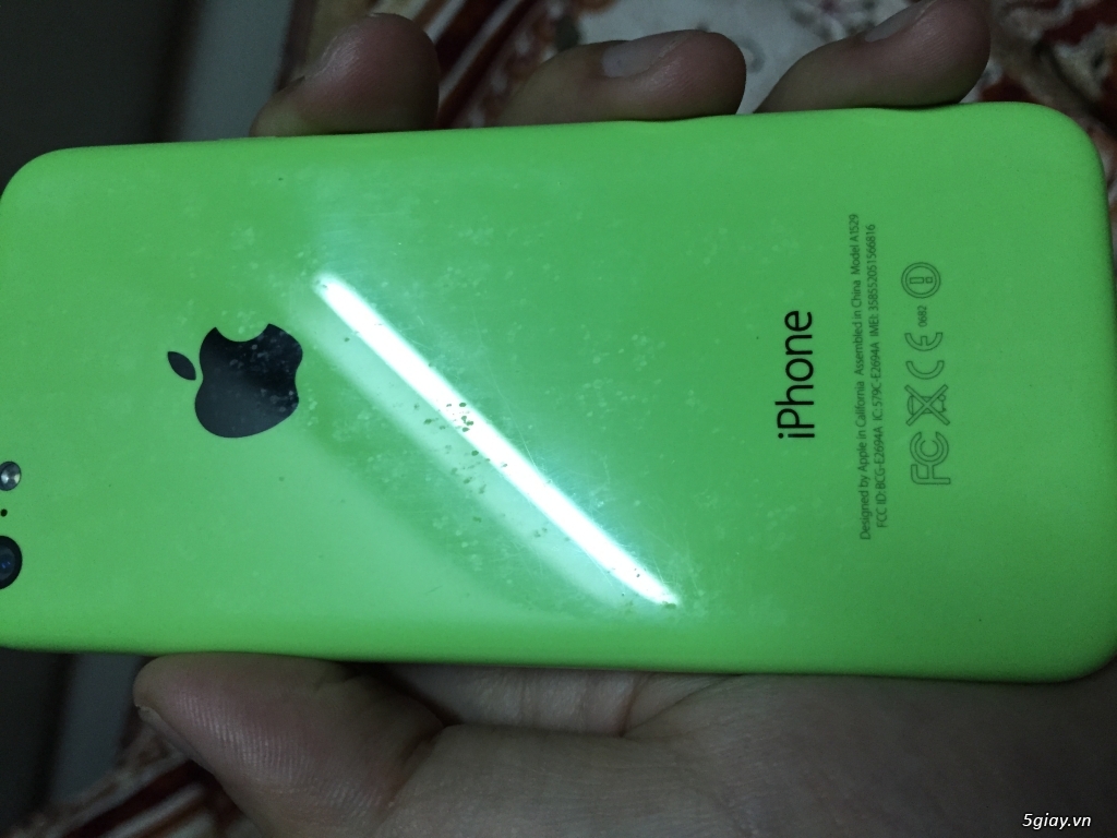 iphone 5c 32Gb xanh lá FPT zin all ra đi gấp