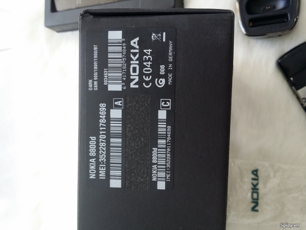 Nokia 8800 Sirocco Full box, trùng 03 imei - 19