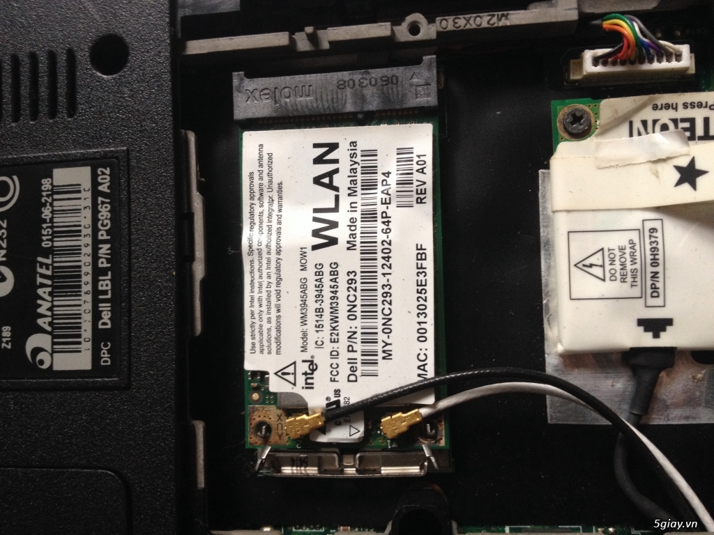 Ổ cứng, ram, main, wlan... zin theo máy - 2