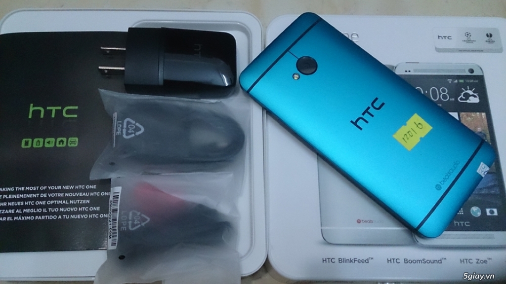 Htc One M7_32GB quốc tế / Màu Gold / New 100% FullBox - 3