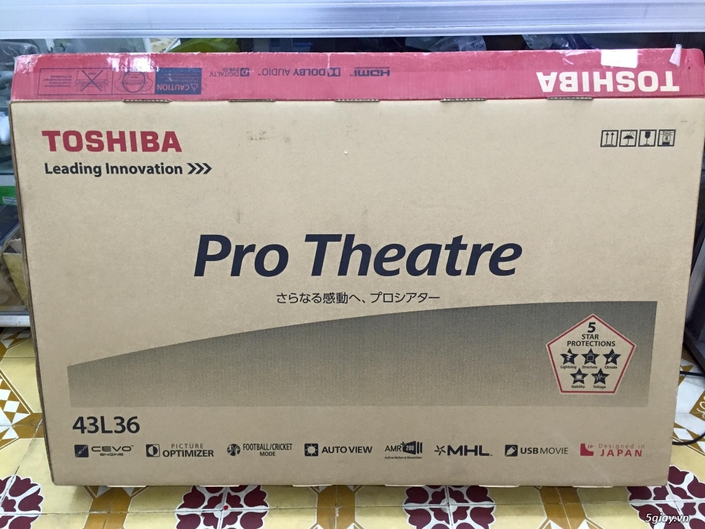 Tivi LED Toshiba 43 99% Full Box Còn BH Chính Hãng 22 Tháng - 1