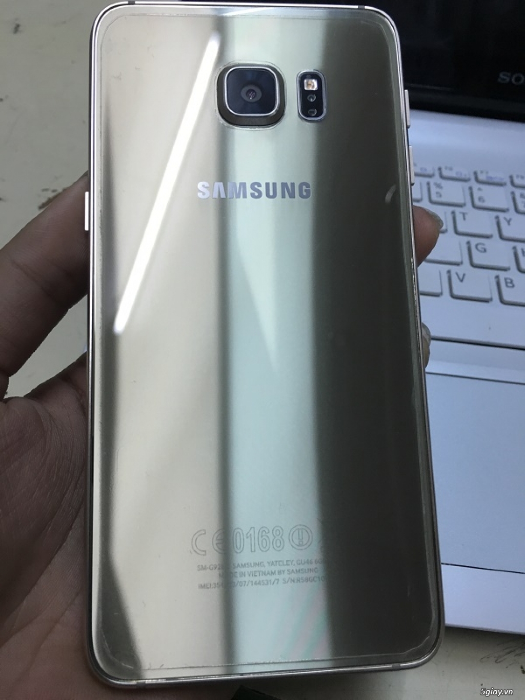 Samsung S6 Edge Plus Gold Platinum BH đến 27/3/2017 - 2