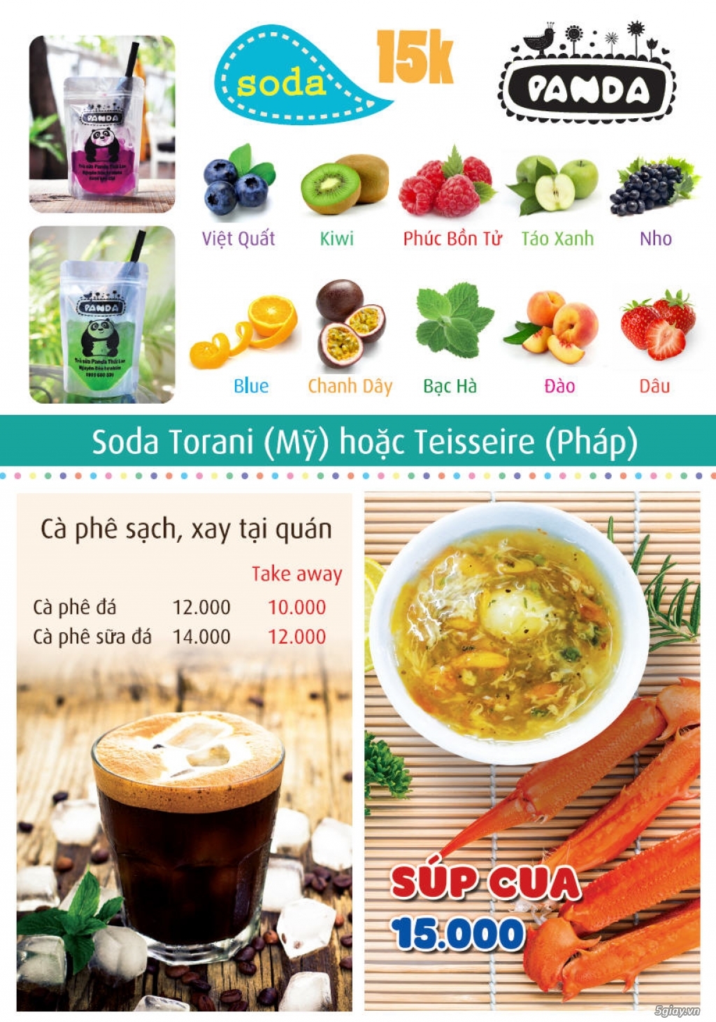 Trà sữa Thái Lan Panda thơm ngon tự nhiên, súp cua, khoai tây lắc - 3