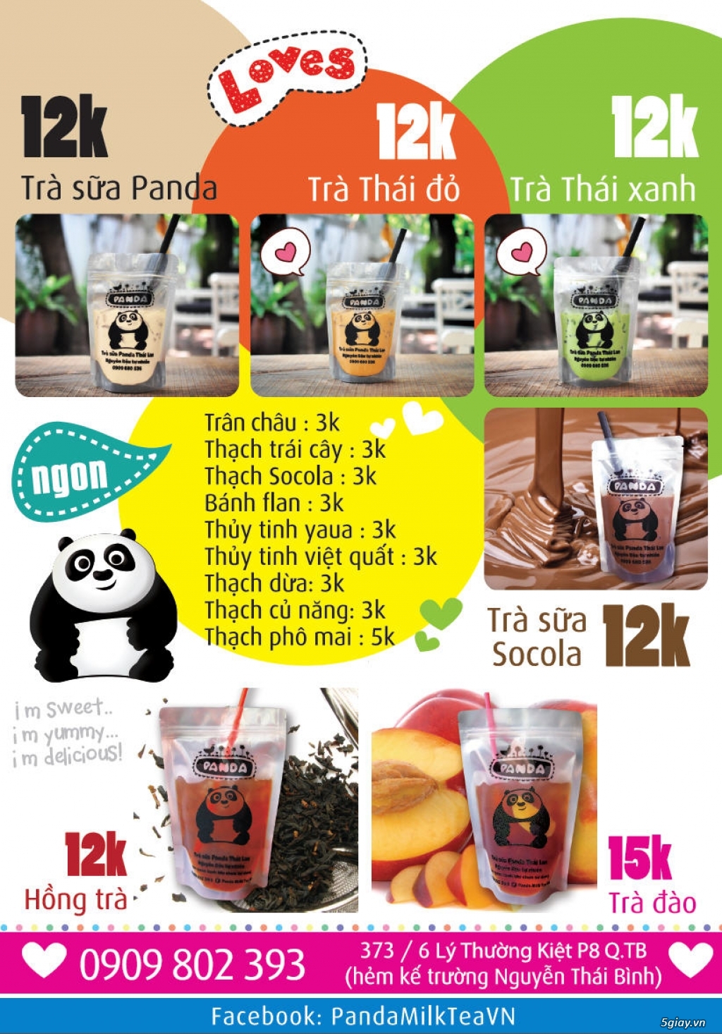Trà sữa Thái Lan Panda thơm ngon tự nhiên, súp cua, khoai tây lắc - 2