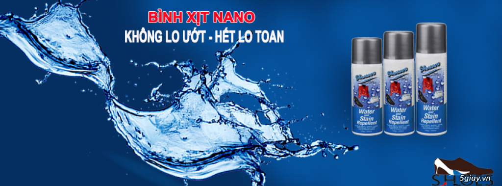 Bình xịt Nano chống thấm nước Shucare loại lớn hơn 325ml