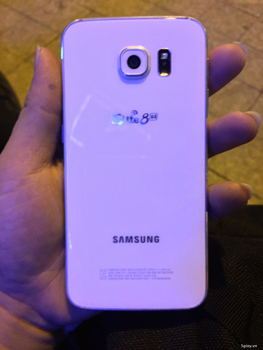 HCM Galaxy S6 Hàn 32g Màu Trắng Máy đẹp 4t9 có fixx - 9