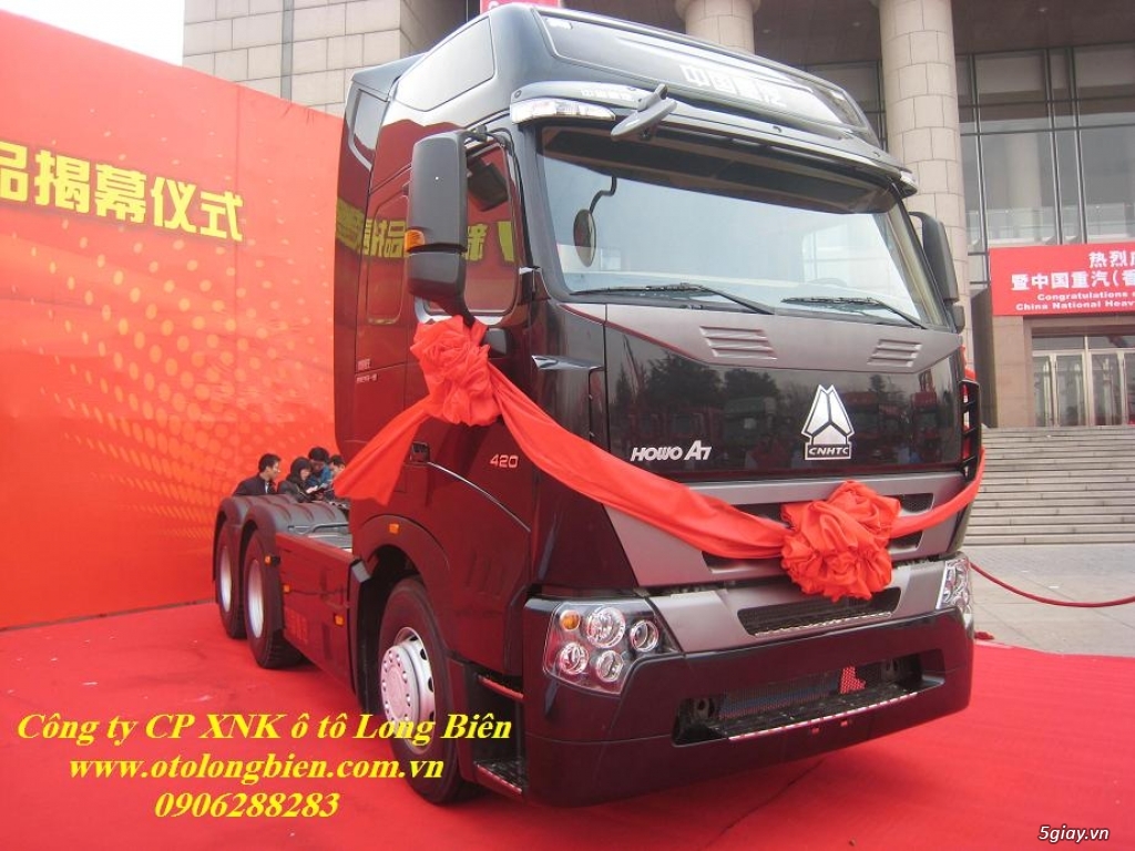 Đầu kéo Howo 375,420 cabin A7 2016 fulloption,nhập khẩu 2016 - 1