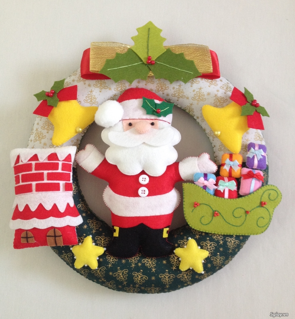 Vòng treo Noel - Quà tặng Giáng Sinh handmade - 3