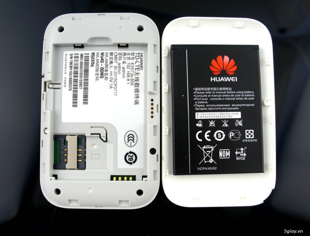 Toàn quốc - Bộ phát wifi di động 3G/4G 150Mbps Huawei 5573 - 2