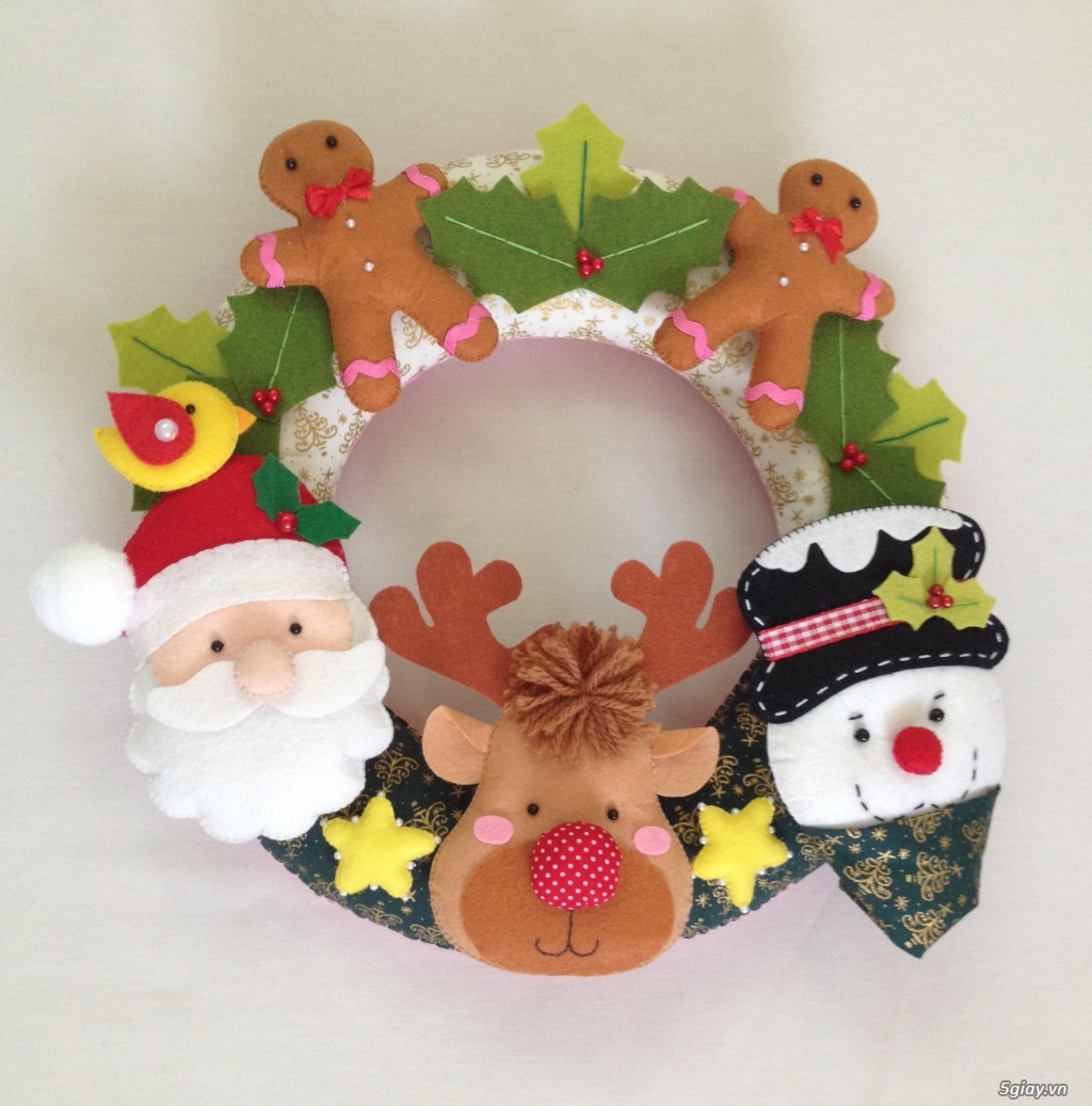 Vòng treo Noel - Quà tặng Giáng Sinh handmade - 1