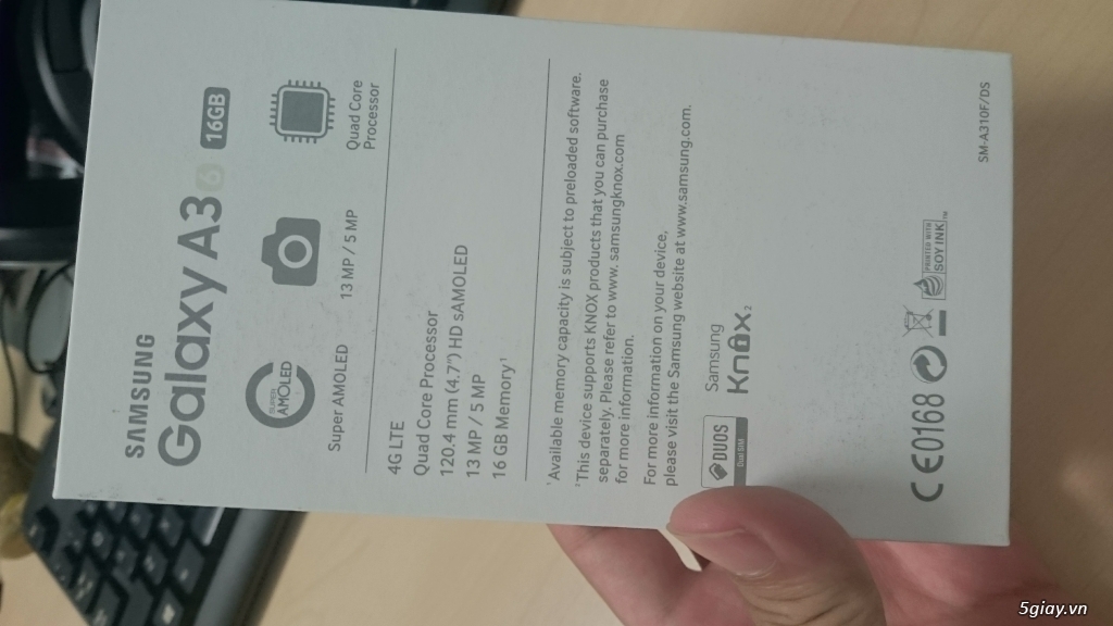 Samsung Galaxy A3 2016 nguyên seal 100%
