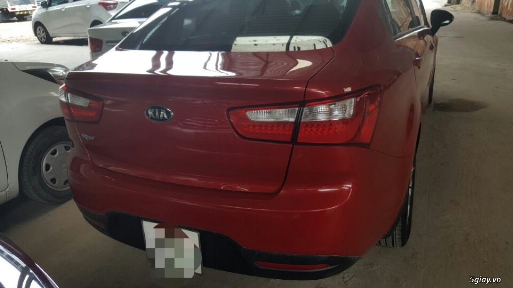 Bán Kia RIO 1.4AT bản sedan 1/2015 màu đỏ quý phái nhập Hàn Quốc - 2