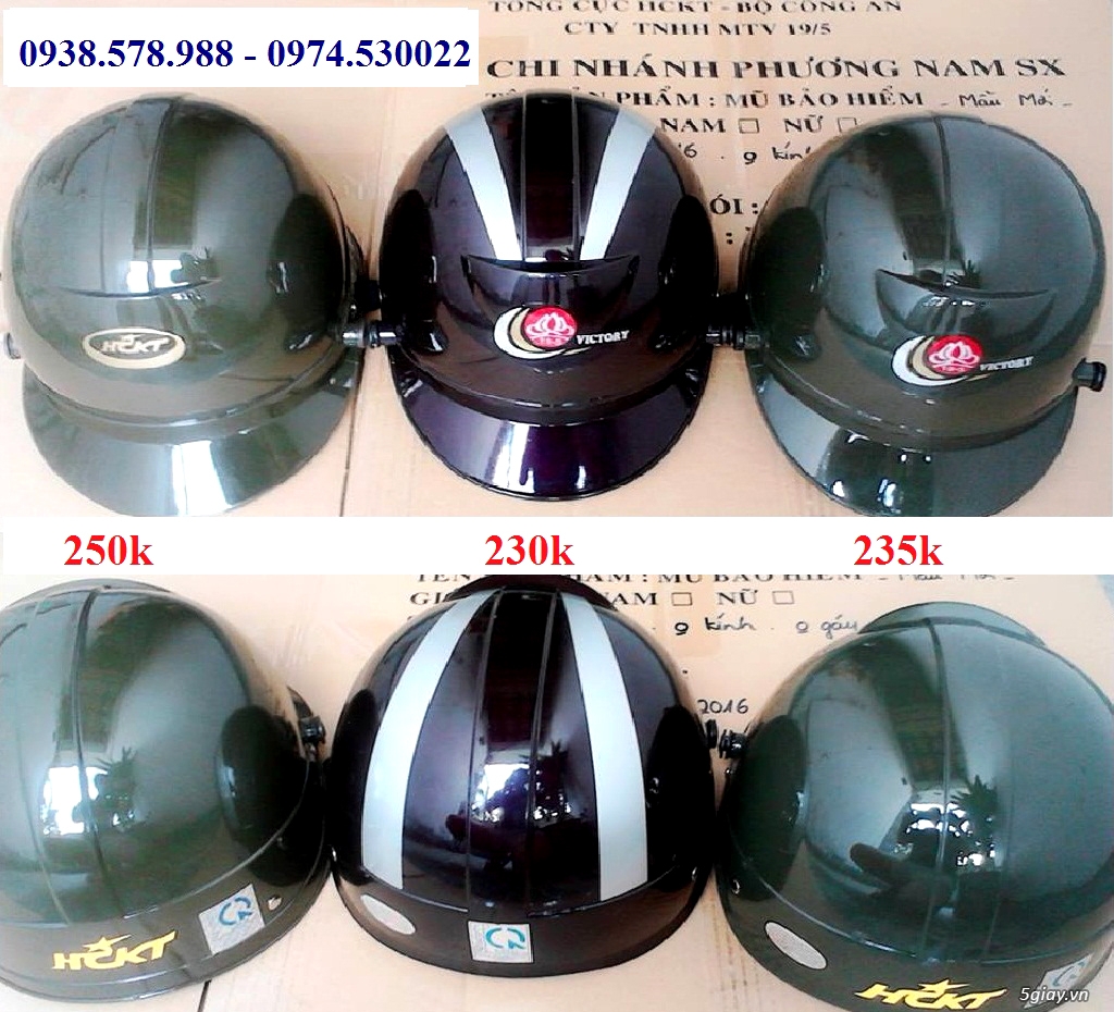 Dây lưng sĩ quan, Giầy công an, Giầy quân đội, Nón bảo hiểm HCKT công - 18