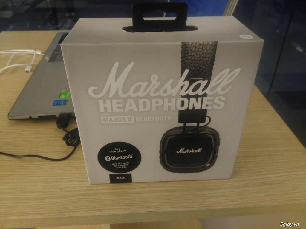 Hàng Mỹ: Tai nghe Marshall Major II Bluetooth mới - 1