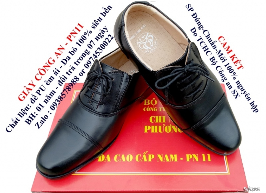 Dây lưng sĩ quan, Giầy công an, Giầy quân đội, Nón bảo hiểm HCKT công - 6