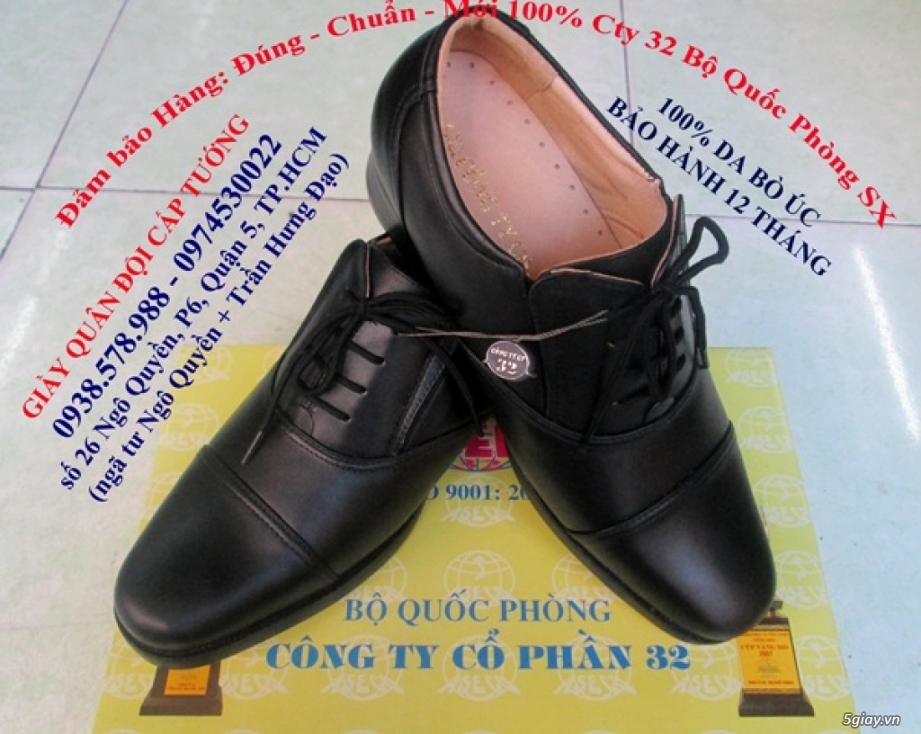 Dây lưng sĩ quan, Giầy công an, Giầy quân đội, Nón bảo hiểm HCKT công - 16