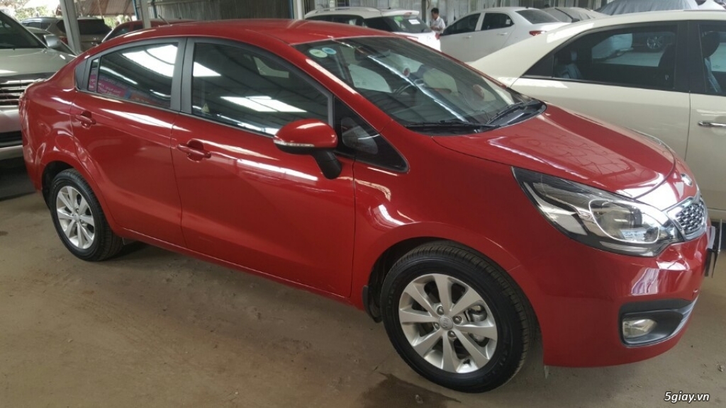 Bán Kia RIO 1.4AT bản sedan 1/2015 màu đỏ quý phái nhập Hàn Quốc - 5