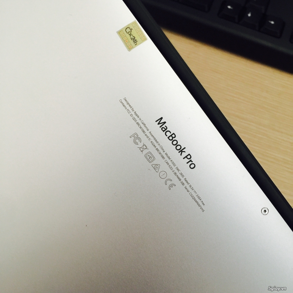 Cần Bán Macbook Pro Retina 13inch 2015, Còn Bảo Hành (Hình Thật) - 2