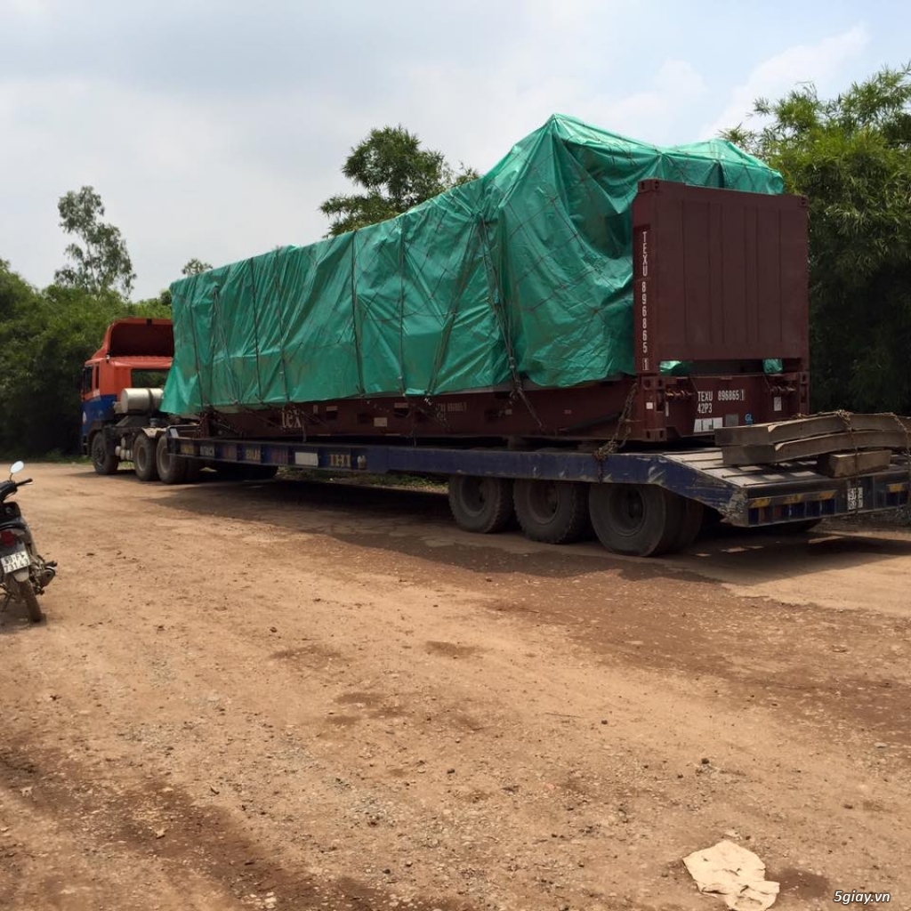 Cty Hoàng Long nhận kéo container quá khổ quá tải, cont Flatrack,... t - 3