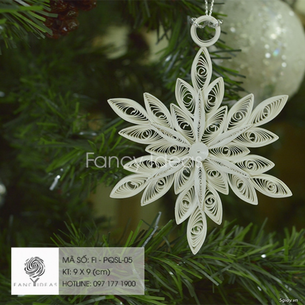 Bông tuyết treo giáng sinh - 2