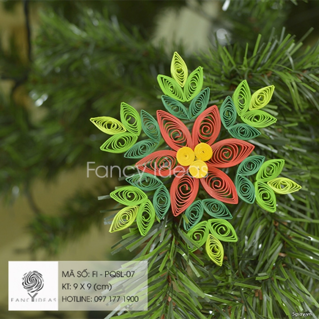 Bông tuyết treo giáng sinh - 3