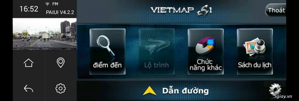 Thiết bị gương chiếu hậu 5 trong 1 G68  mới chính hãng VietMap giá tốt - 1