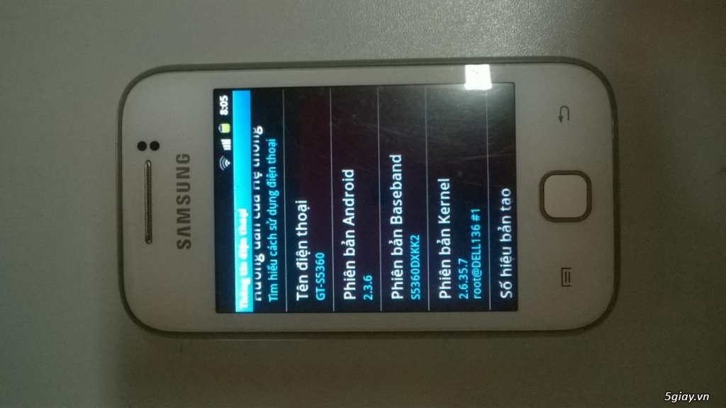 Samsung S5360 (có thẻ nhớ) - Có giao lưu