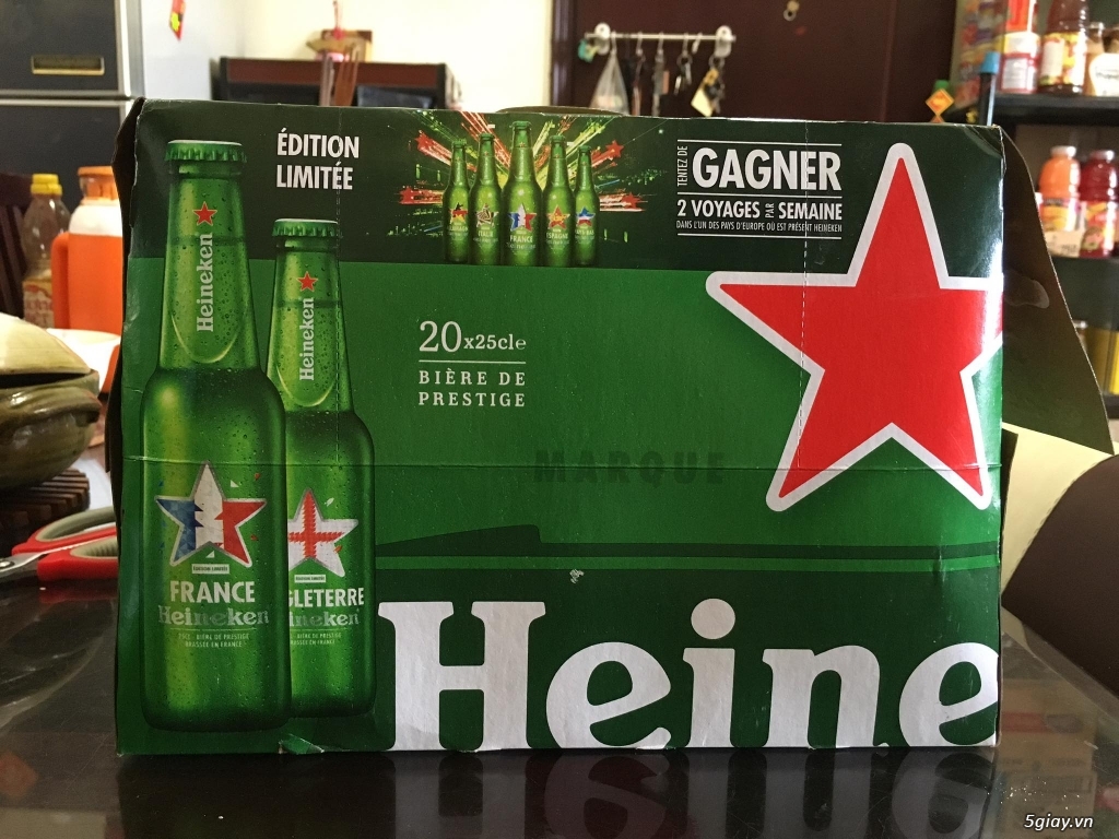 Ken Pháp, Bia Bom (Heineken Pháp) nhập khẩu. - 5