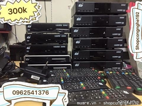 bán đầu sctv cũ, hình thức đẹp