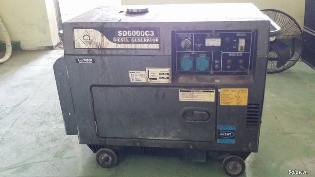 Cần bán Máy phát điện dùng dầu hiệu SAMDI - SD6000C3 5,5kw - 2