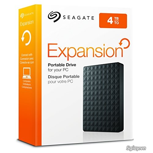 Seagate Expansion 4TB portable 2.5 HDD xách tay nguyên seal giá tốt