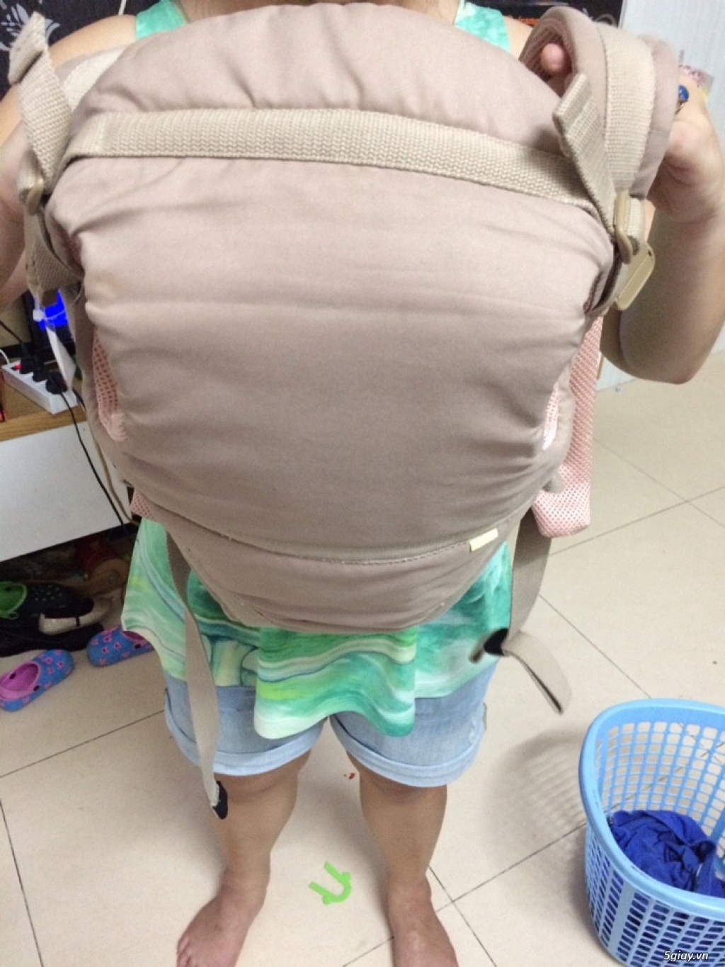 Địu trẻ em hàng Aprica chất lượng, giá chỉ 1/2 hàng  tiệm - 8