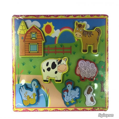 Thanh lý - Bảng số gỗ kèm hình minh hoạ - Mới 100% - 1