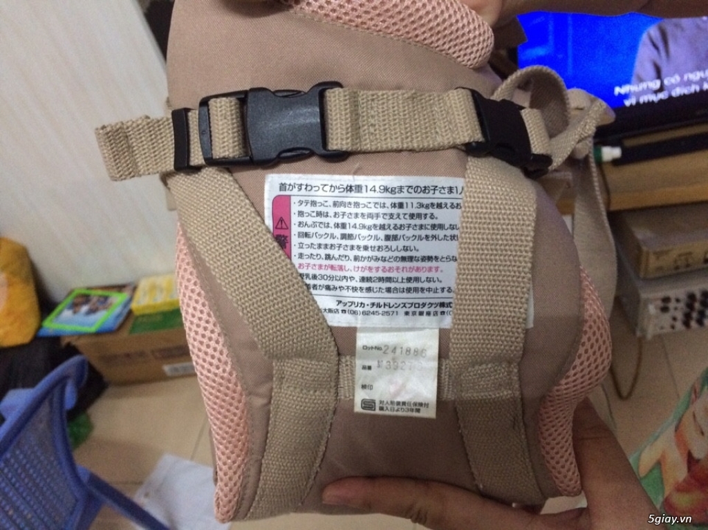 Địu trẻ em hàng Aprica chất lượng, giá chỉ 1/2 hàng  tiệm - 7