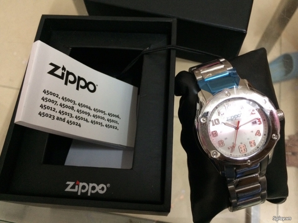 Đồng hồ Zippo hàng hiệu xách tay, tặng bật lửa cá tính - 6