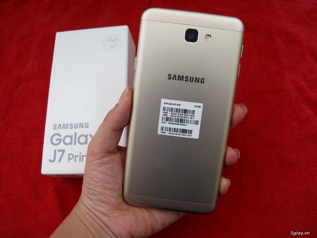 Samsung J7 prime gold 32gb, fullbox còn bh 11 tháng - 2
