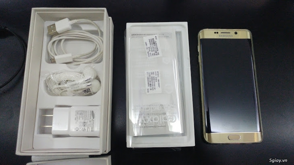 Samsung S6 Edge Plus - 32Gb- 2Sim - Gold - Full box - Quốc tế