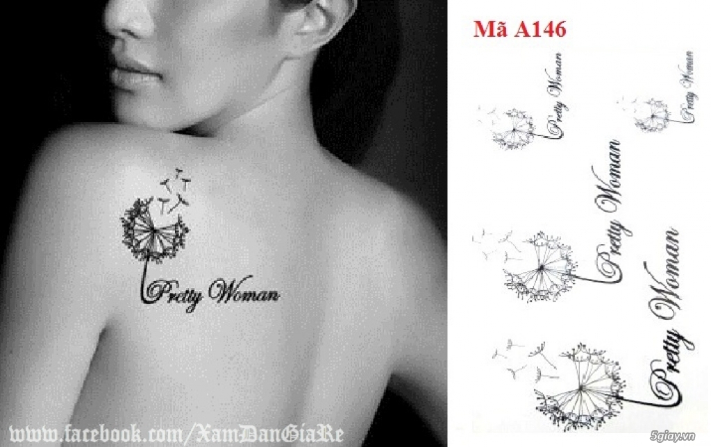 Hình xăm dán nghệ thuật - Tattoo sticker - Giá rẻ nhất!!! - 12