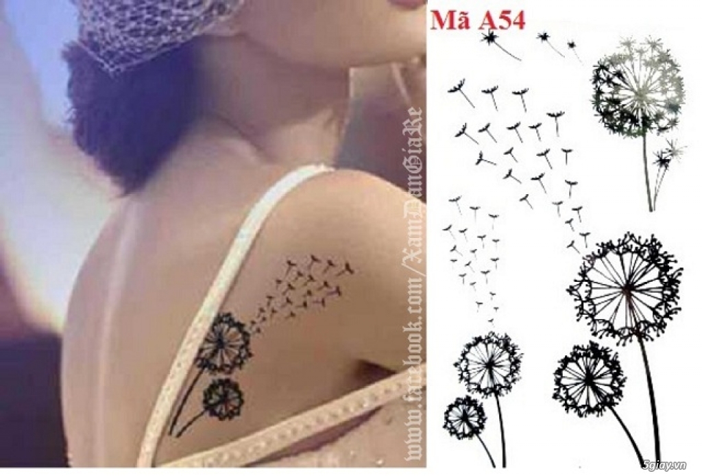 Hình xăm dán nghệ thuật - Tattoo sticker - Giá rẻ nhất!!! - 2