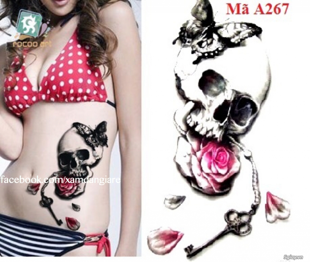 Hình xăm dán nghệ thuật - Tattoo sticker - Giá rẻ nhất!!! - 25