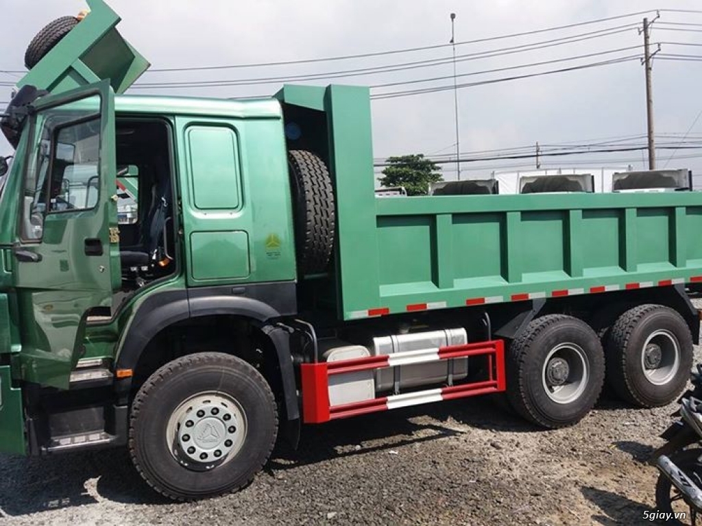 Ben howo 3 chân 2 cầu máy 371 - 1