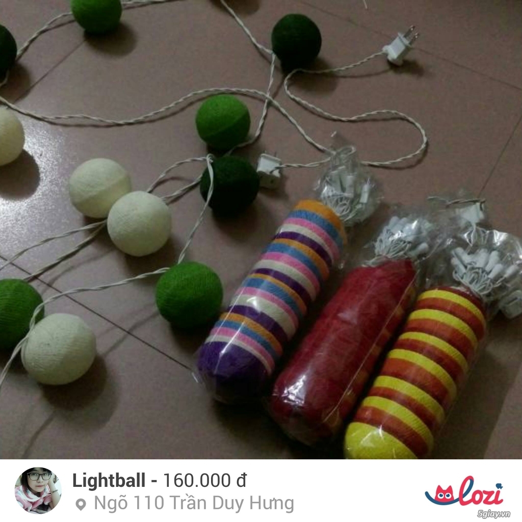Đèn Lighting Ball - Trái cầu ánh sáng đến từ Thái Lan