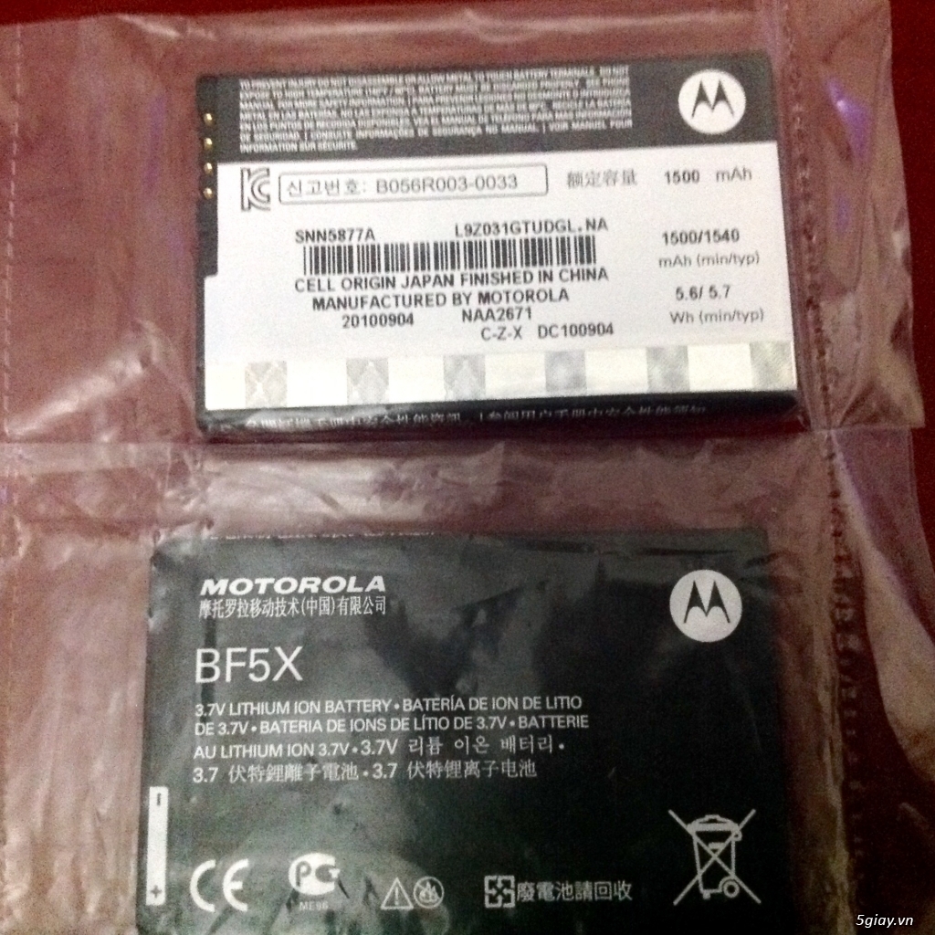 pin điện thoại Motorola Defy mb525