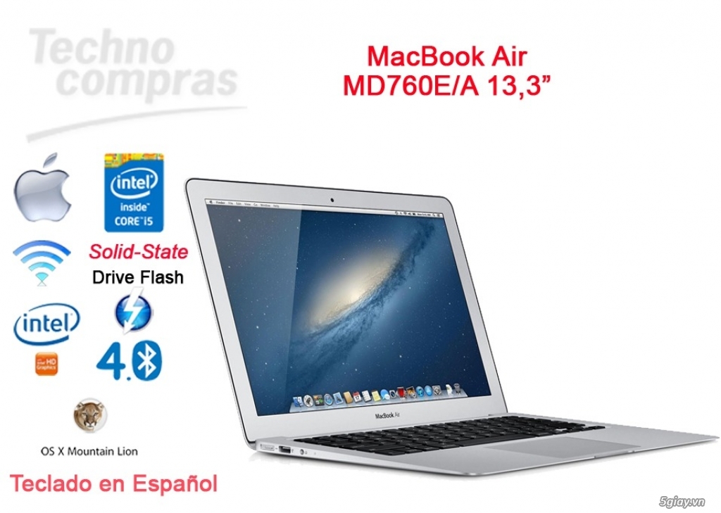 Cần bán macbook air MD760 máy long keng xà beng i5/ SSD 128/ Ram 4G/ H