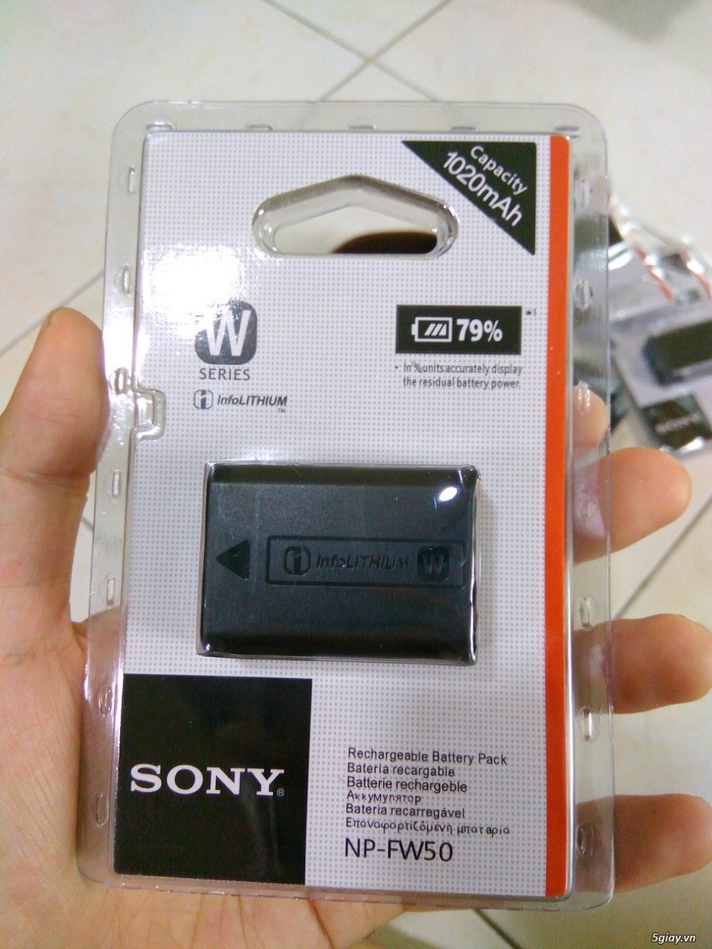 HCM-TQ-Dư dùng thanh lý vài vỉ pin Sony FW50 cho mirrorless - 3